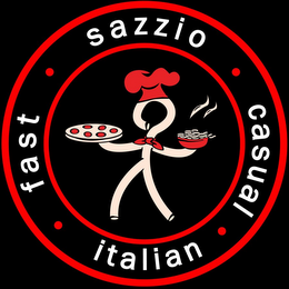 · SAZZIO · CASUAL · ITALIAN · FAST logo