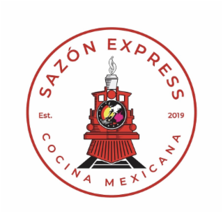 SAZÓN EXPRESS EST. 2019 COCINA MEXICANA logo