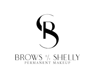 SB BROWS B/Y SHELLY PERMANENT MAKEUP logo
