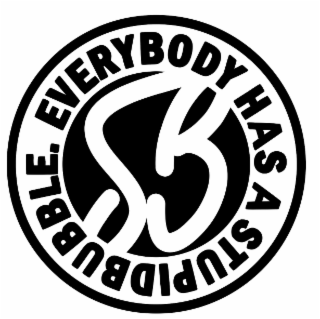 SB EVERYBODY HAS A STUPIDBUBBLE. logo
