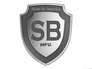SB MFG MADE IN AMERICA logo