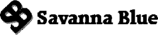 SB SAVANNA BLUE logo