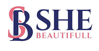 SB SHE BEAUTIFULL logo