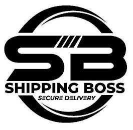 SB SHIPPING BOSS SECURE DELIVERY logo