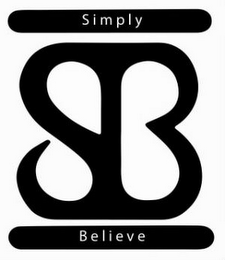 SB SIMPLY BELIEVE logo