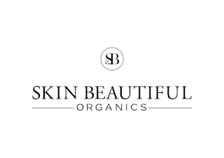 SB SKIN BEAUTIFUL ORGANICS logo