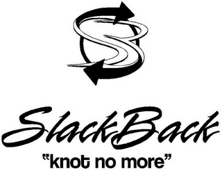 SB SLACKBACK "KNOT NO MORE" logo