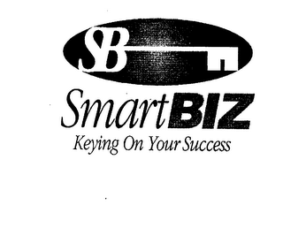 SB SMARTBIZ KEYING ON YOUR SUCCESS logo