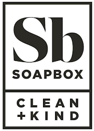 SB SOAPBOX CLEAN + KIND logo