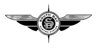 SB SOUTH BAY CUSTOM CYCLES logo
