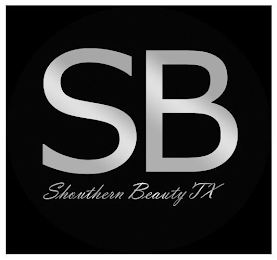 SB SOUTHERN BEAUTY TX logo