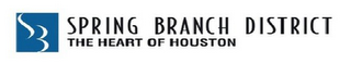 SB SPRING BRANCH DISTRICT THE HEART OF HOUSTON logo
