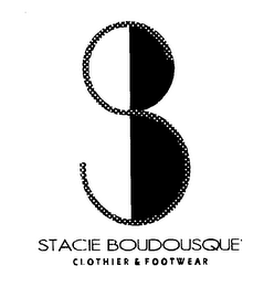 SB STACIE BOUDOUSQUE CLOTHIER & FOOTWEAR logo