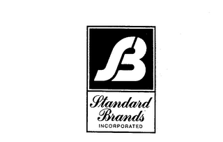 SB STANDARD BRANDS INCORPORATED logo
