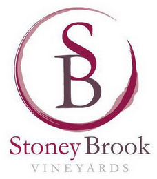 SB STONEY BROOK VINEYARDS logo
