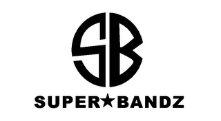 SB SUPER BANDZ logo