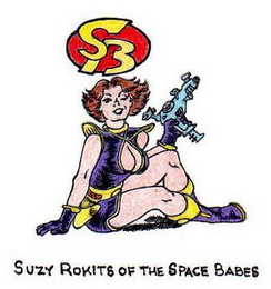 SB SUZY ROKITS OF THE SPACE BABES logo