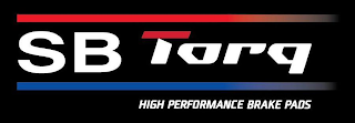 SB TORQ HIGH PERFORMANCE BRAKE PADS logo
