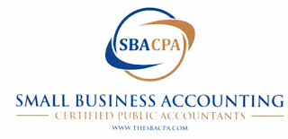 SBA CPA SMALL BUSINESS ACCOUNTING CERTIFIED PUBLIC ACCOUNTANTS WWW.THESBACPA.COM logo