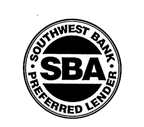 SBA SOUTHWEST BANK PREFERRED LENDER logo