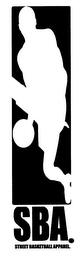 SBA STREET BASKETBALL APPAREL. logo