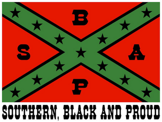 SBAP SOUTHERN, BLACK AND PROUD logo