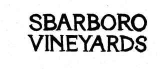 SBARBORO VINEYARDS logo