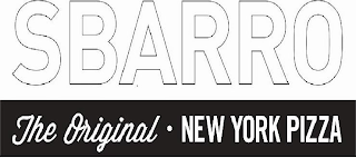 SBARRO THE ORIGINAL NEW YORK PIZZA logo