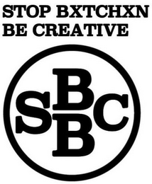 SBBC STOP BXTCHXN BE CREATIVE logo