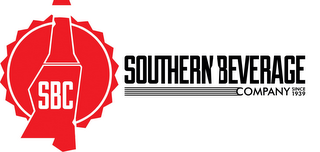 SBC SOUTHERN BEVERAGE COMPANY SINCE 1939 logo