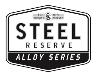 SBC THE STEEL BREWING COMPANY STEEL RESERVE ALLOY SERIES logo