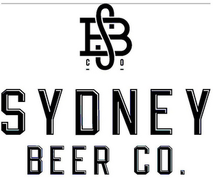 SBCO SYDNEY BEER CO. logo