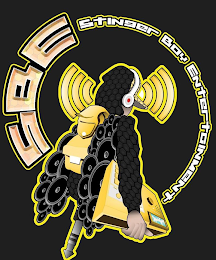 SBE  STINGER BOY ENTERTAINMENT logo