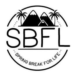 SBFL SPRING BREAK FOR LIFE logo