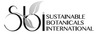 SBI SUSTAINABLE BOTANICALS INTERNATIONAL logo