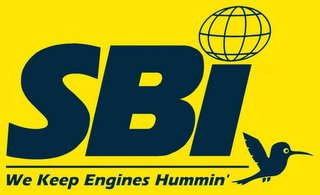 SBI WE KEEP ENGINES HUMMIN' logo