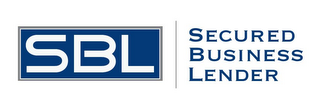 SBL SECURED BUSINESS LENDER logo
