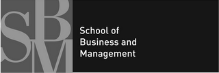 SBM SCHOOL OF BUSINESS AND MANAGEMENT logo