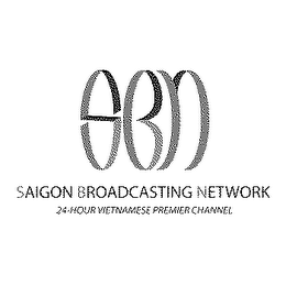 SBN SAIGON BROADCASTING NETWORK A 24-HOUR VIETNAMESE PREMIER CHANNEL logo