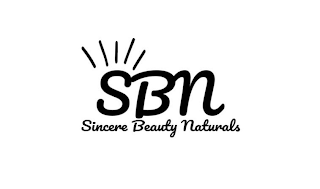 SBN SINCERE BEAUTY NATURALS logo