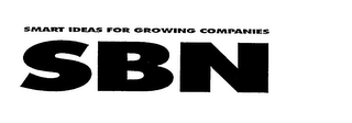 SBN SMART IDEAS FOR GROWING COMPANIES logo