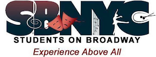 SBNYC STUDENTS ON BROADWAY EXPERIENCE ABOVE ALL logo