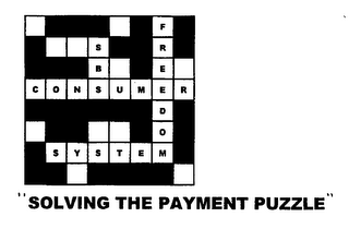 SBS CONSUMER FREEDOM SYSTEM "SOLVING THE PAYMENT PUZZLE" logo