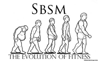SBSM THE EVOLUTION OF FITNESS logo