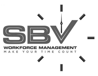 SBV WORKFORCE MANAGEMENT MAKE YOUR TIME COUNT logo