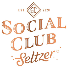 SC EST 2020 SOCIAL CLUB SELTZER logo