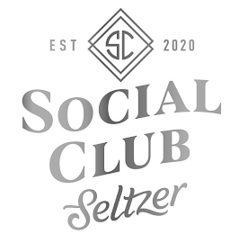 SC EST 2020 SOCIAL CLUB SELTZER logo