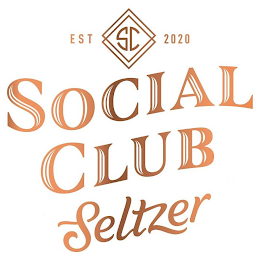 SC EST 2020 SOCIAL CLUB SELTZER logo