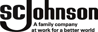 SC JOHNSON A FAMILY COMPANY AT WORK FOR A BETTER WORLD logo