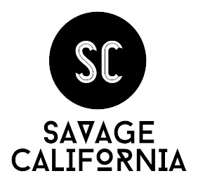 SC SAVAGE CALIFORNIA logo
